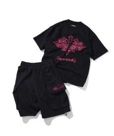 画像9: EL REIGN(エルレイン)  / “REVENGE” CROSS SWEAT CARGO SHORTS (9)