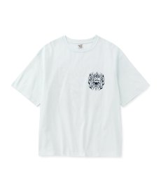 画像6: CALEE(キャリー) / VINTAGE TYPE FLAME LOGO PINSTRIPING S/ S TEE ＜NATURALLY PAINT DESIGN＞ (6)