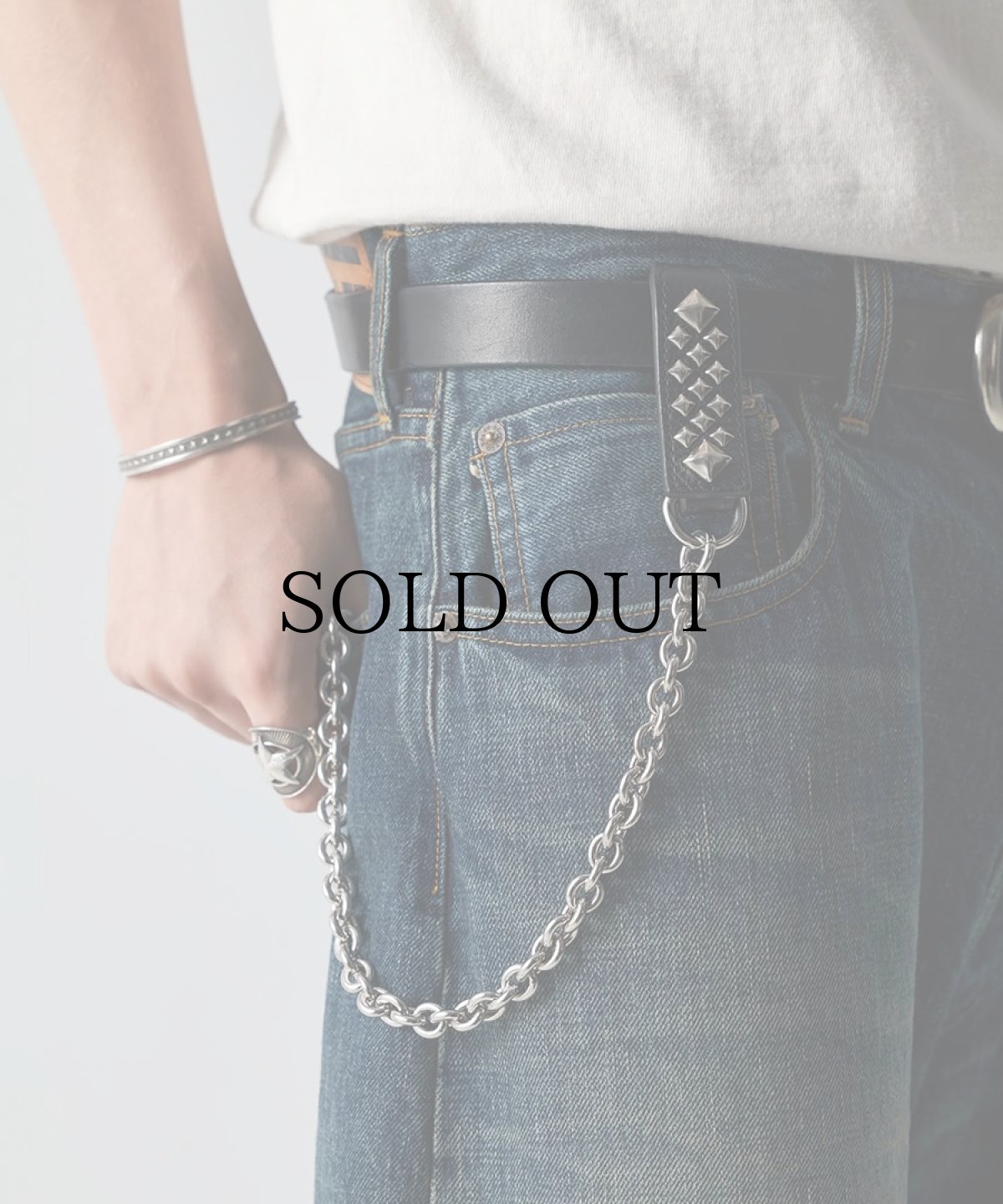 画像7: CALEE(キャリー) / STUDS LEATHER WALLET CHAIN (7)