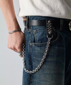 画像7: CALEE(キャリー) / STUDS LEATHER WALLET CHAIN (7)