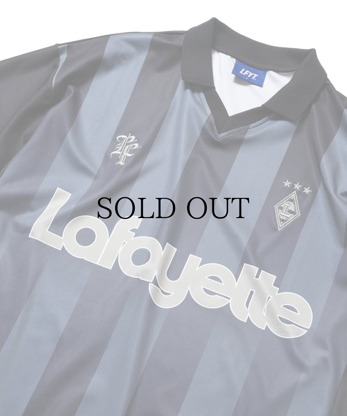 画像5: 【20%OFF】 LFYT(ラファイエット) / STRIPE SOCCER JERSEY (5)