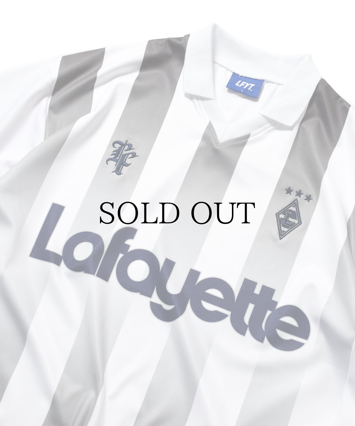 画像4: 【20%OFF】 LFYT(ラファイエット) / STRIPE SOCCER JERSEY (4)