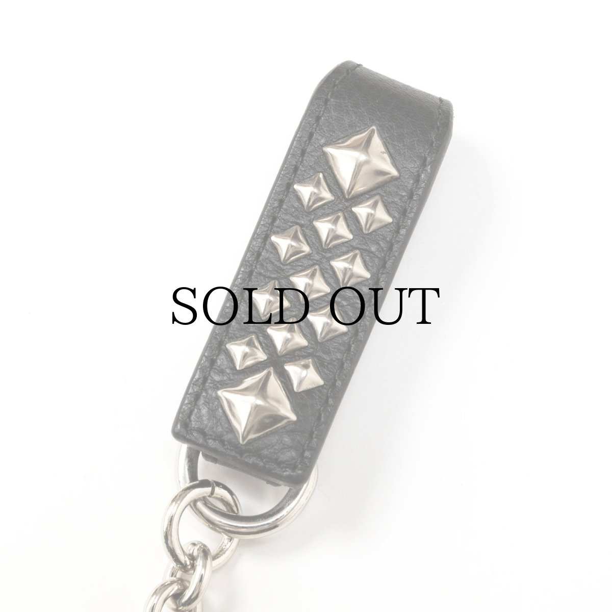 画像2: CALEE(キャリー) / STUDS LEATHER WALLET CHAIN (2)
