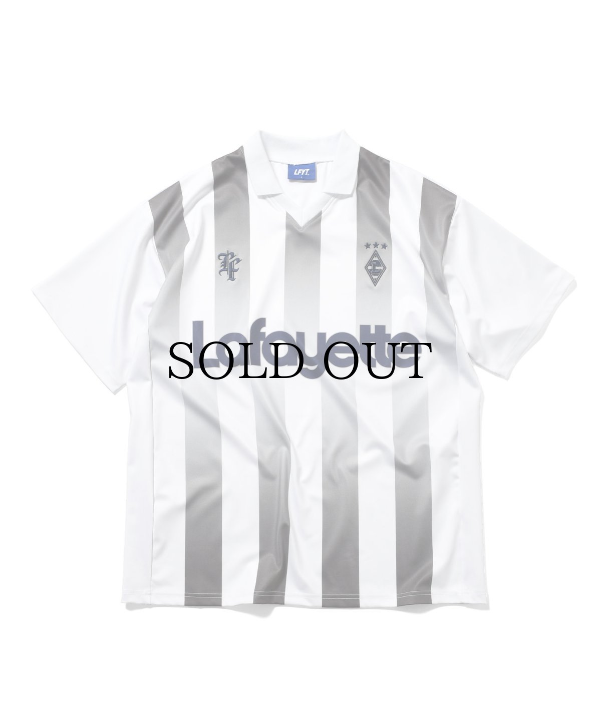 画像2: 【20%OFF】 LFYT(ラファイエット) / STRIPE SOCCER JERSEY (2)
