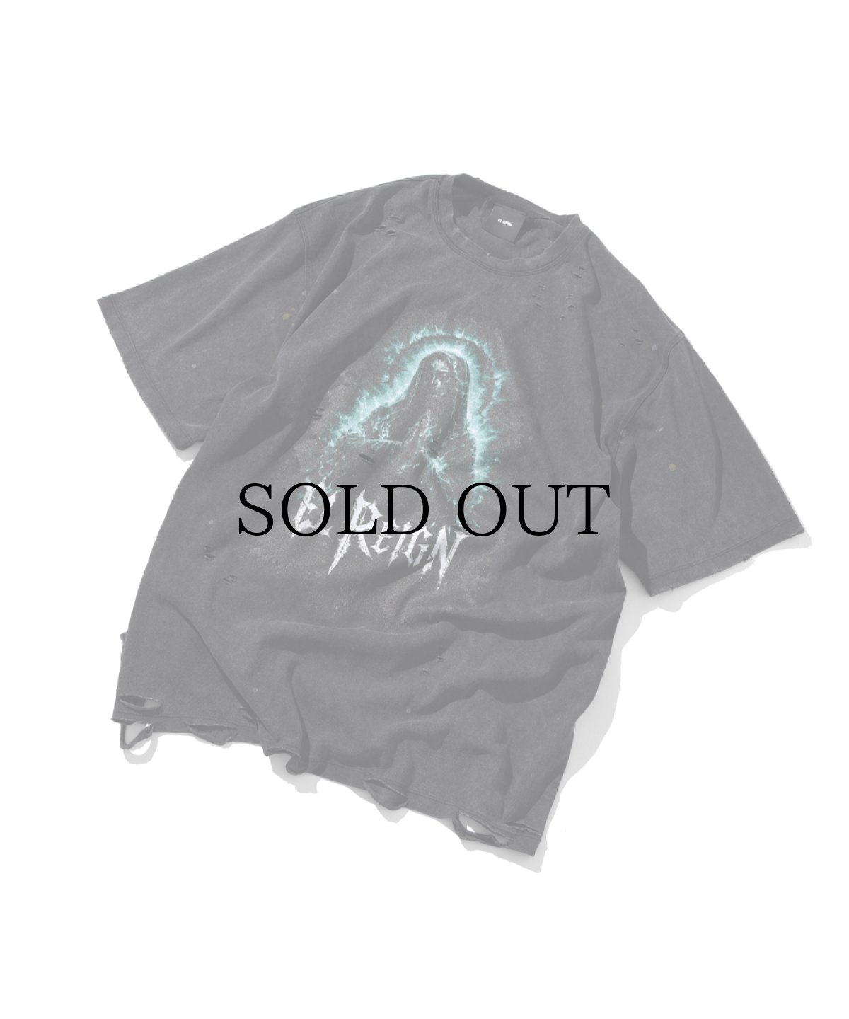 画像1: EL REIGN(エルレイン) / “GOAT OF MARIA” DAMAGE SHORT SLEEVE (1)