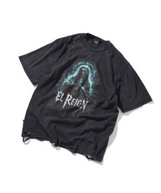画像1: EL REIGN(エルレイン) / “GOAT OF MARIA” DAMAGE SHORT SLEEVE (1)
