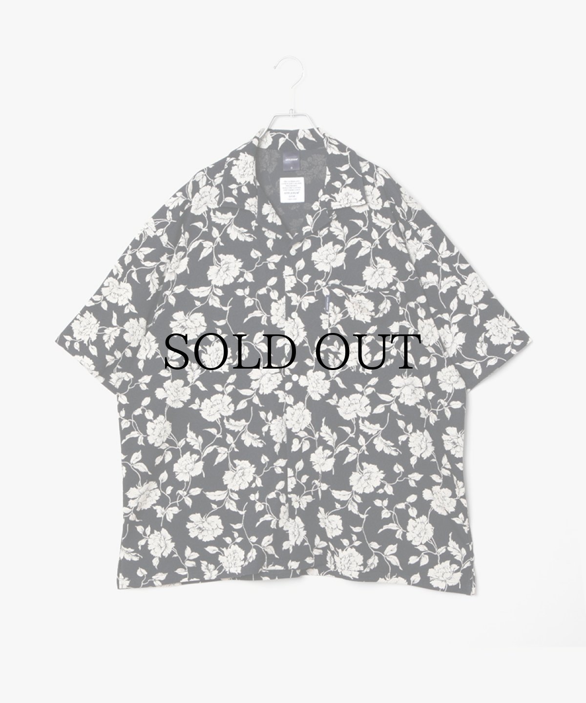 画像1: APPLEBUM(アップルバム) / Chirimen Knit Aloha Shirt (Oversized) (1)