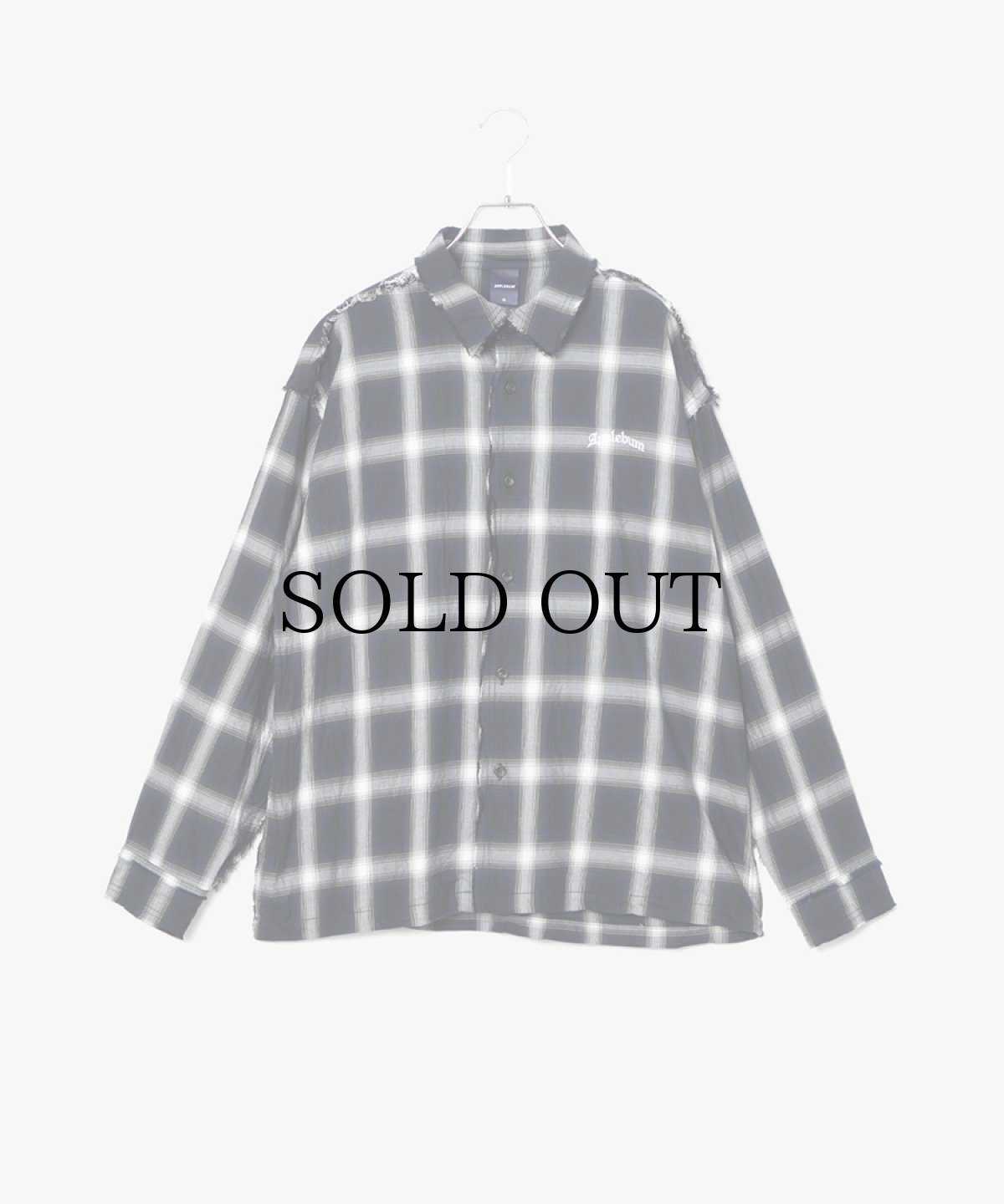 画像1: APPLEBUM(アップルバム) / Cut Off Ombre Check Shirt (1)