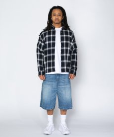 画像3: APPLEBUM(アップルバム) / Cut Off Ombre Check Shirt (3)