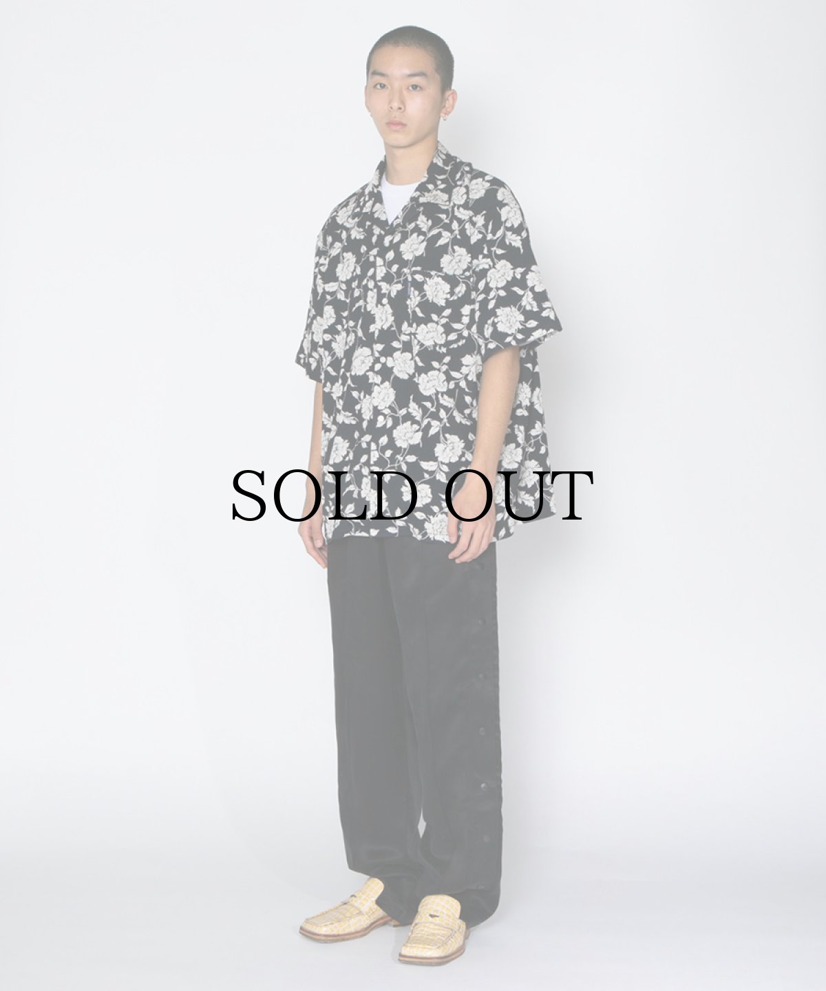 画像10: APPLEBUM(アップルバム) / Chirimen Knit Aloha Shirt (Oversized) (10)