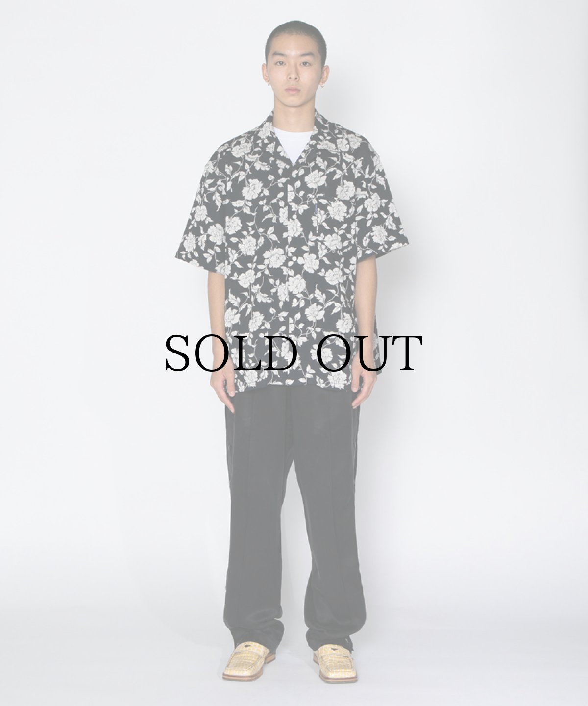 画像9: APPLEBUM(アップルバム) / Chirimen Knit Aloha Shirt (Oversized) (9)