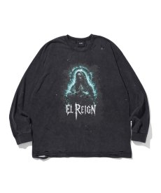 画像2: EL REIGN(エルレイン) / “GOAT OF MARIA” DAMAGE LONG SLEEVE (2)