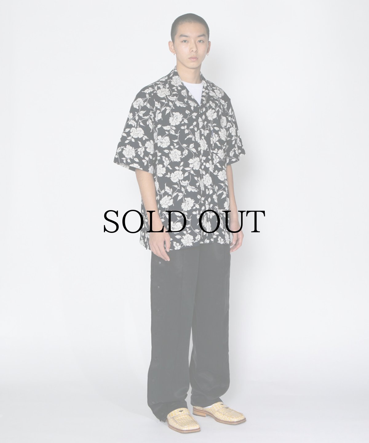画像13: APPLEBUM(アップルバム) / Chirimen Knit Aloha Shirt (Oversized) (13)