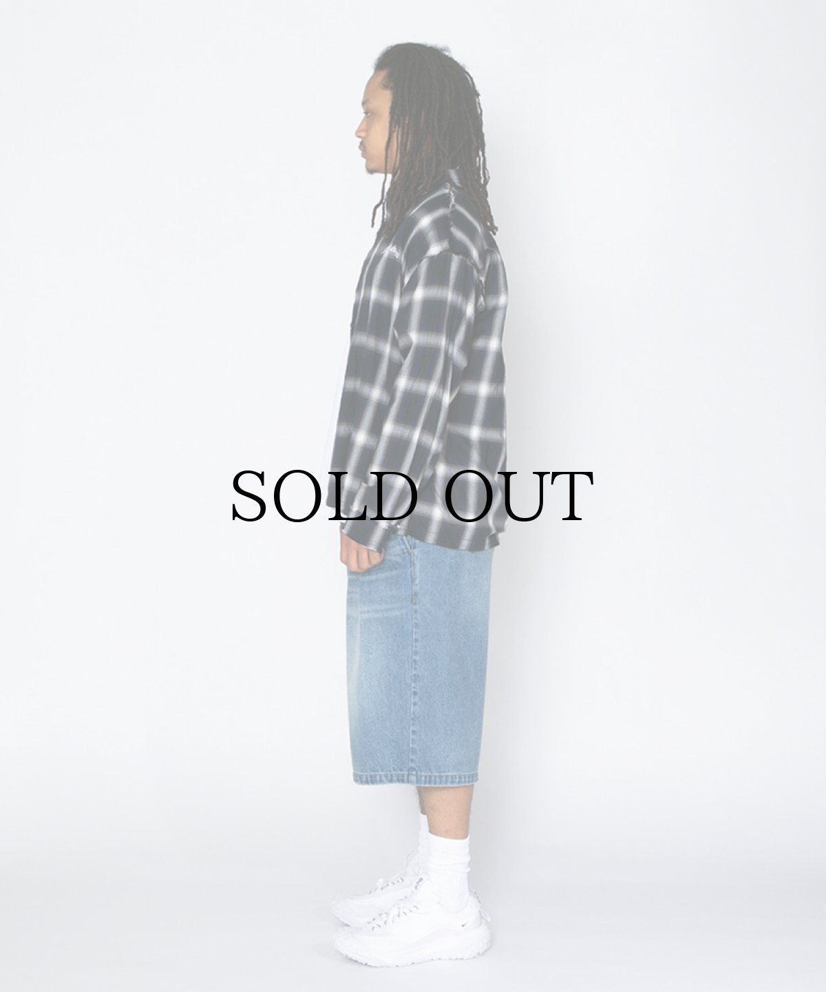 画像5: APPLEBUM(アップルバム) / Cut Off Ombre Check Shirt (5)