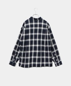 画像2: APPLEBUM(アップルバム) / Cut Off Ombre Check Shirt (2)