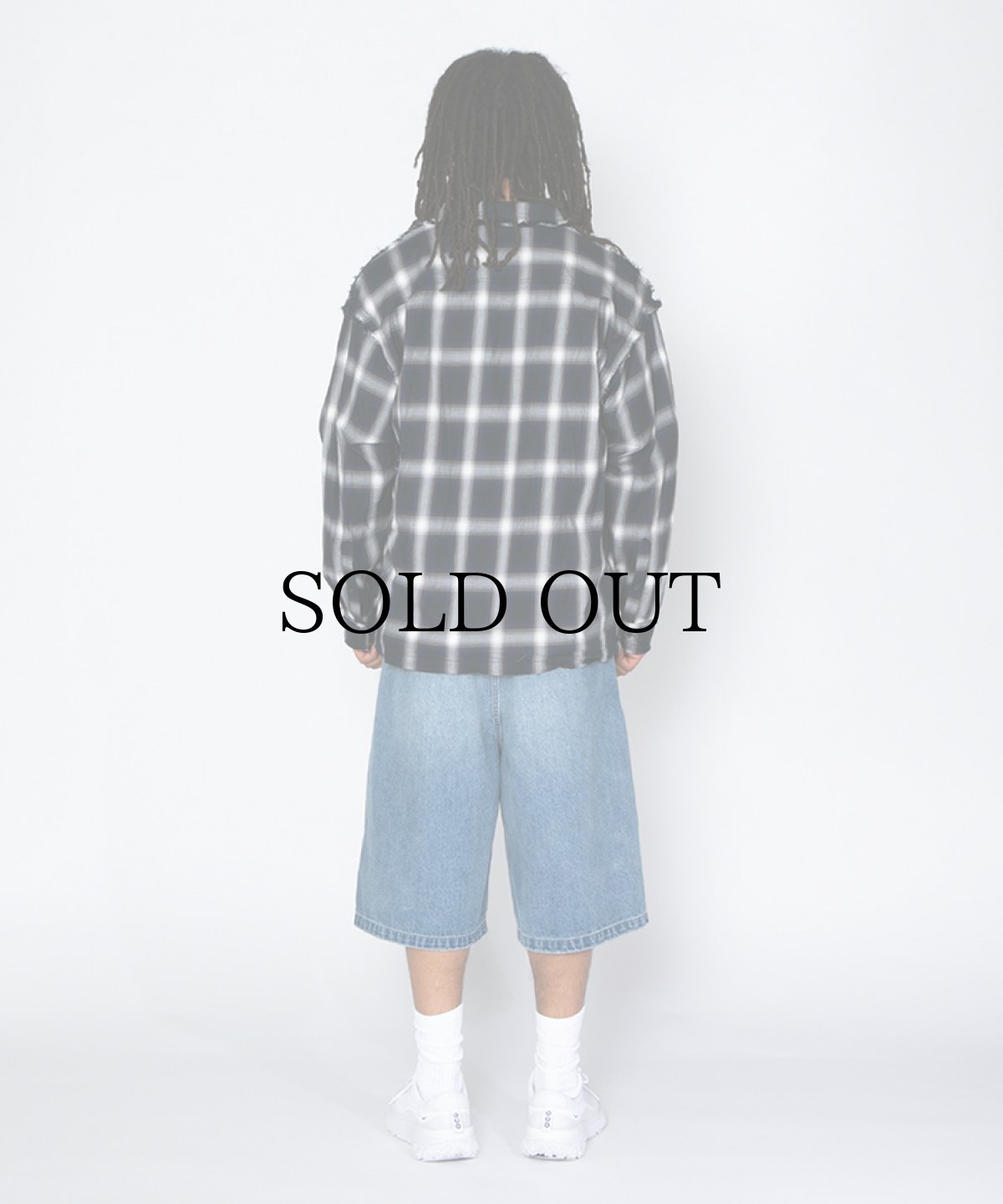 画像6: APPLEBUM(アップルバム) / Cut Off Ombre Check Shirt (6)