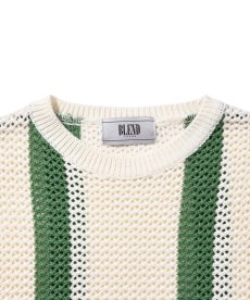 画像4: BLEND(ブレンド) / STRIPE MESH S/S CREW KNIT (4)