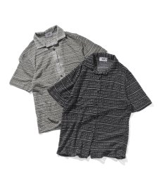 画像1: BLEND(ブレンド) / BORDER MESH S/S SHIRTS (1)