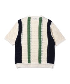 画像3: BLEND(ブレンド) / STRIPE MESH S/S CREW KNIT (3)