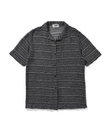 画像2: BLEND(ブレンド) / BORDER MESH S/S SHIRTS (2)