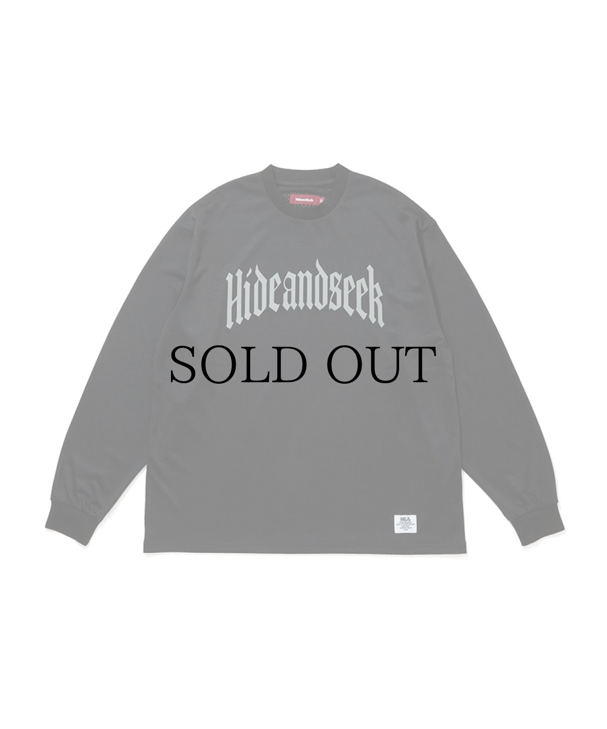 画像2: HIDEANDSEEK(ハイドアンドシーク) / Mesh L/S Tee (2)