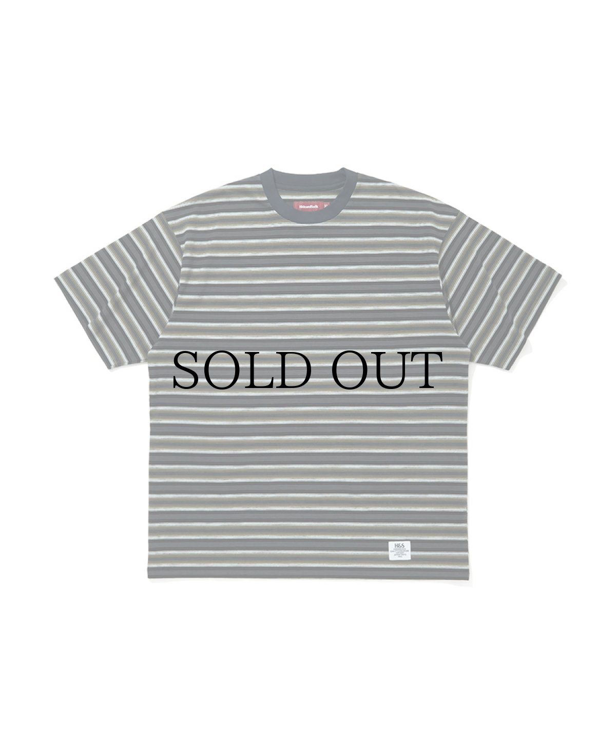 画像1: HIDEANDSEEK(ハイドアンドシーク) / Border S/S Tee(26ss) (1)