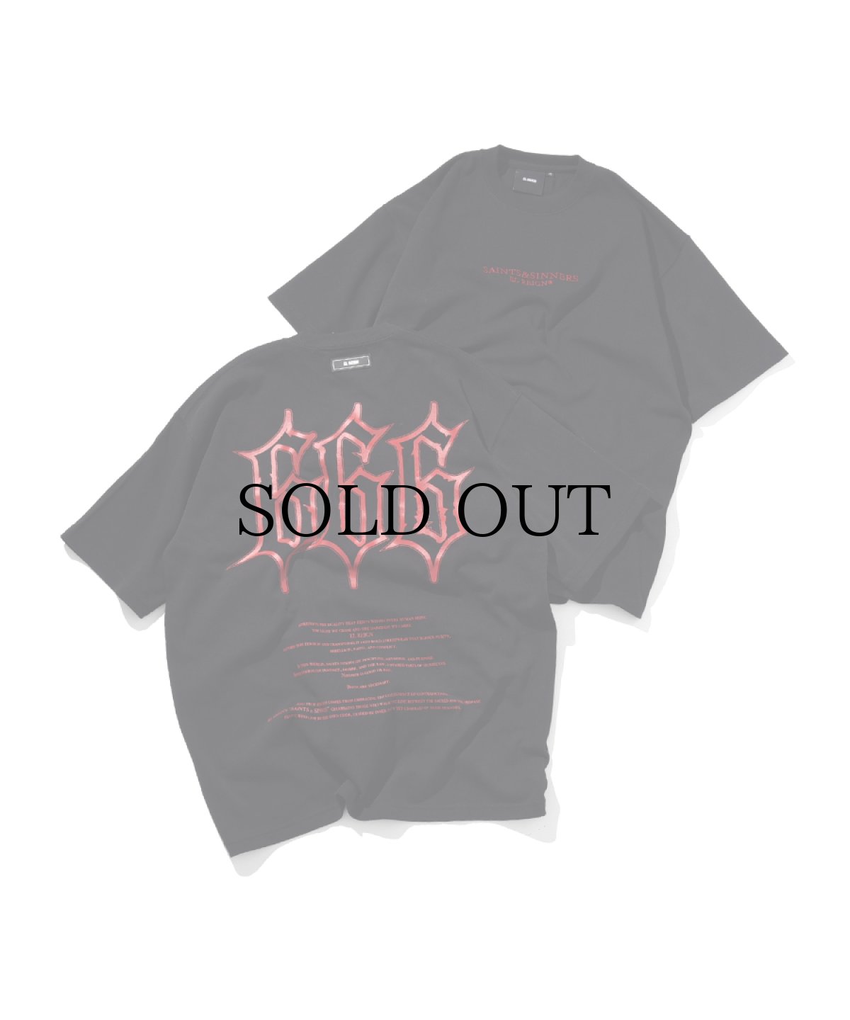 画像1: EL REIGN(エルレイン) / “G.O.A.T.” 666 SHORT SLEEVE (1)