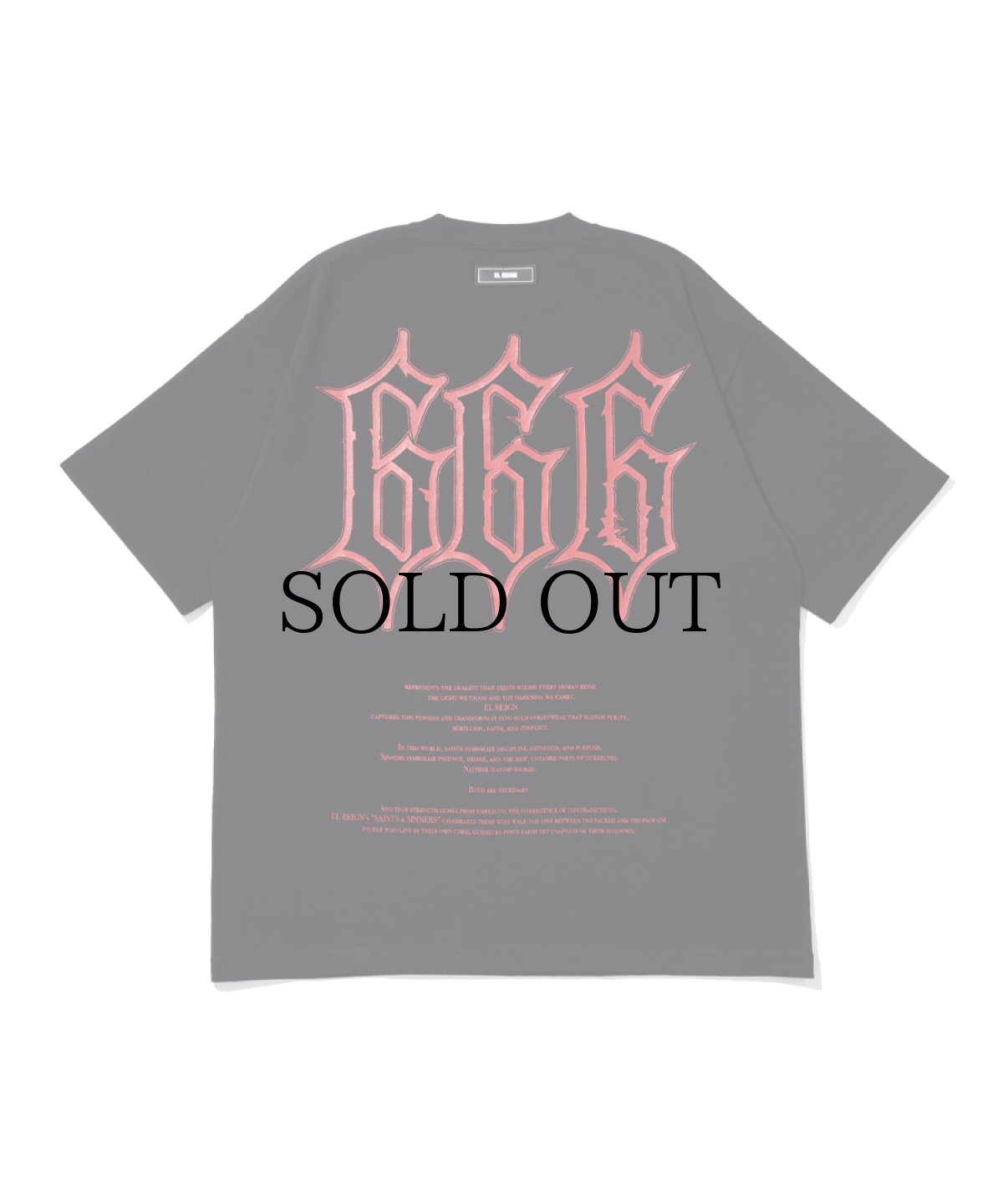 画像3: EL REIGN(エルレイン) / “G.O.A.T.” 666 SHORT SLEEVE (3)