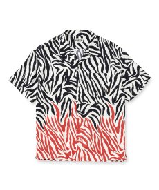 画像1: CALEE(キャリー) / ZEBRA FLAME PATTERN S/S SH (1)