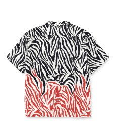 画像2: CALEE(キャリー) / ZEBRA FLAME PATTERN S/S SH (2)