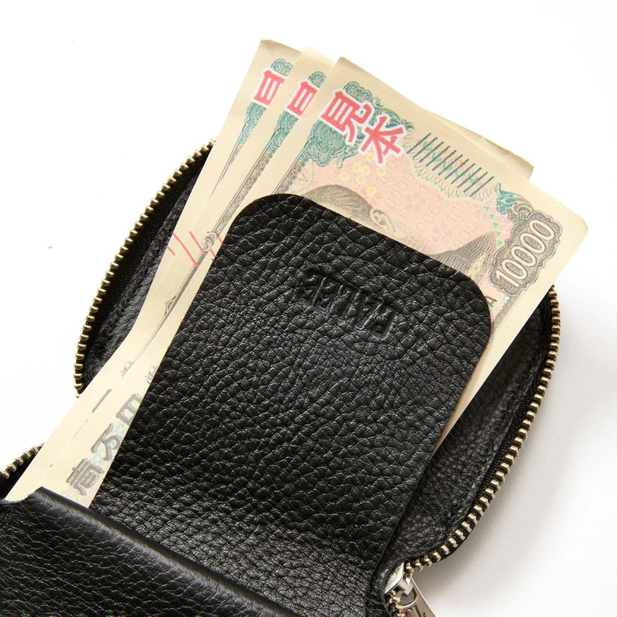 画像7: CALEE(キャリー) / STUDS LEATHER ZIP MULTI WALLET (7)