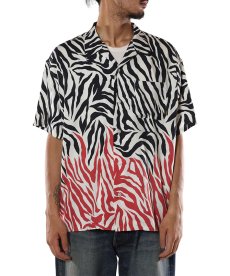 画像8: CALEE(キャリー) / ZEBRA FLAME PATTERN S/S SH (8)