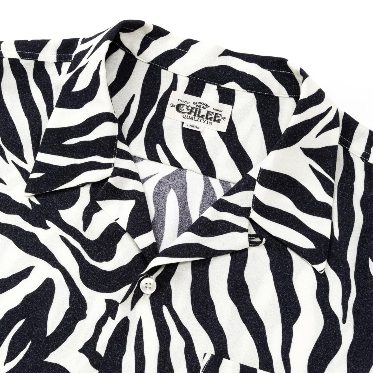画像3: CALEE(キャリー) / ZEBRA FLAME PATTERN S/S SH (3)