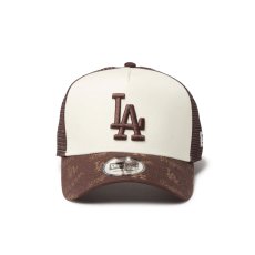画像2: NEW ERA / 9FORTY A-Frame トラッカー MLB Jacquard ロサンゼルス・ドジャース (2)