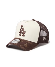 画像1: NEW ERA / 9FORTY A-Frame トラッカー MLB Jacquard ロサンゼルス・ドジャース (1)