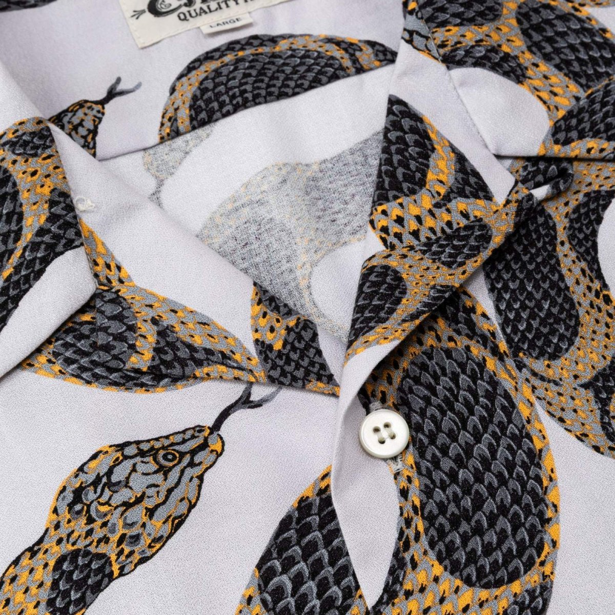 画像4: CALEE(キャリー) / ALLOVER SNAKE PATTERN S/S SH (4)