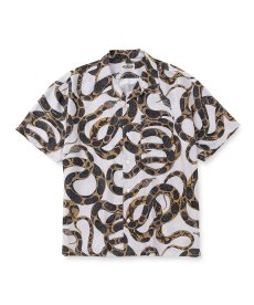 画像1: CALEE(キャリー) / ALLOVER SNAKE PATTERN S/S SH (1)