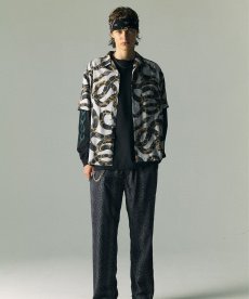 画像9: CALEE(キャリー) / ALLOVER SNAKE PATTERN S/S SH (9)