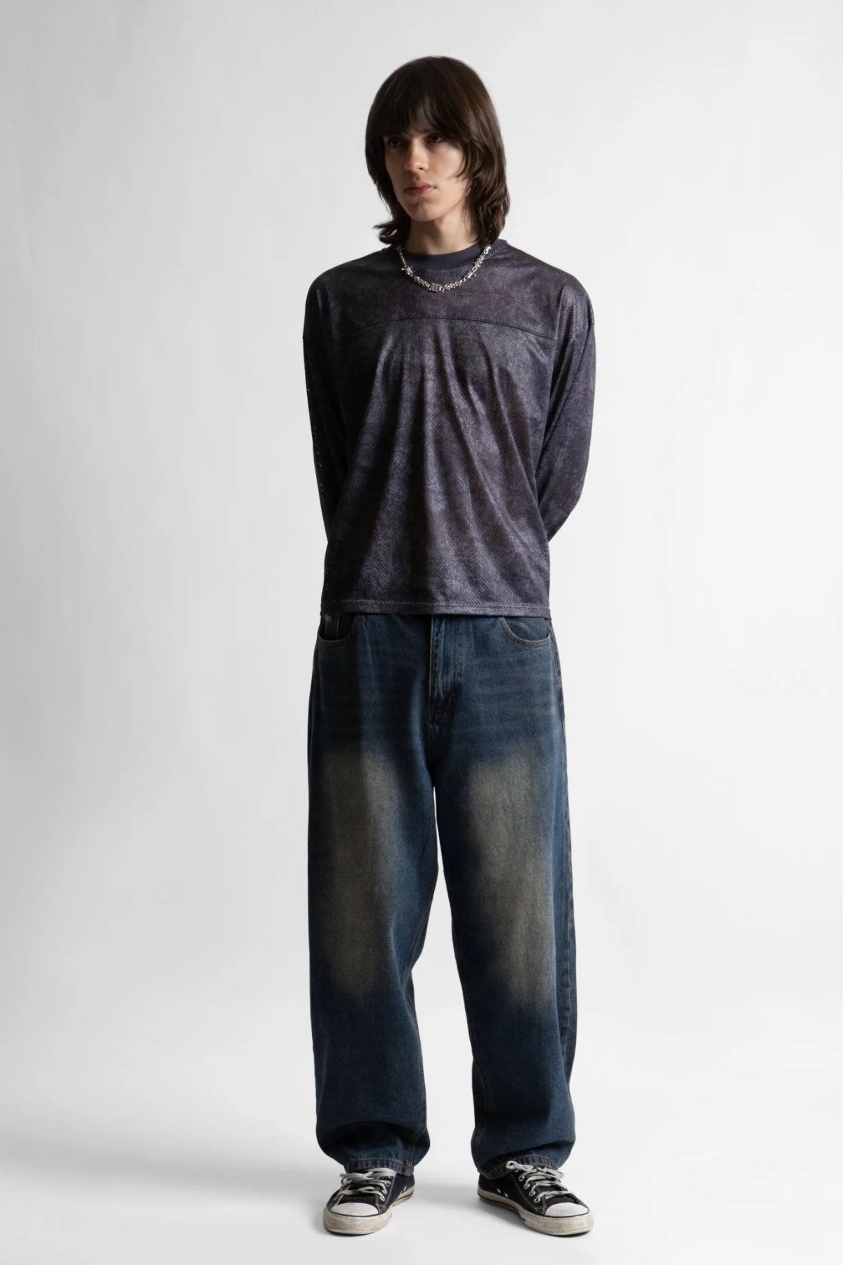 画像4: WASTED PARIS / MESH LONG SLEEVE SWARM T-SHIRT (4)