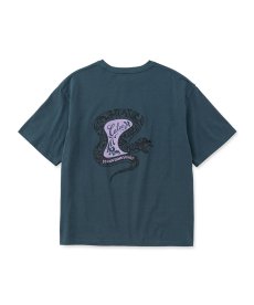 画像3: CALEE(キャリー) / VINTAGE TYPE SNAKE LOGO POCKET TEE ＜NATURALLY PAINT DESIGN＞ (3)