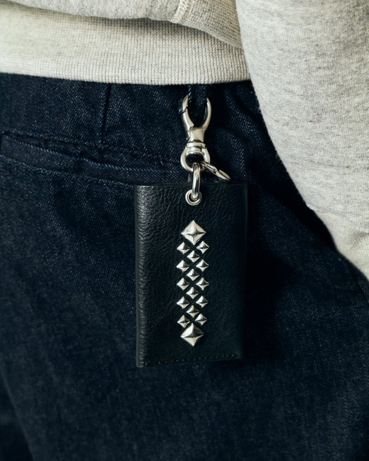 画像8: CALEE(キャリー) / STUDS LEATHER KEY CASE (8)