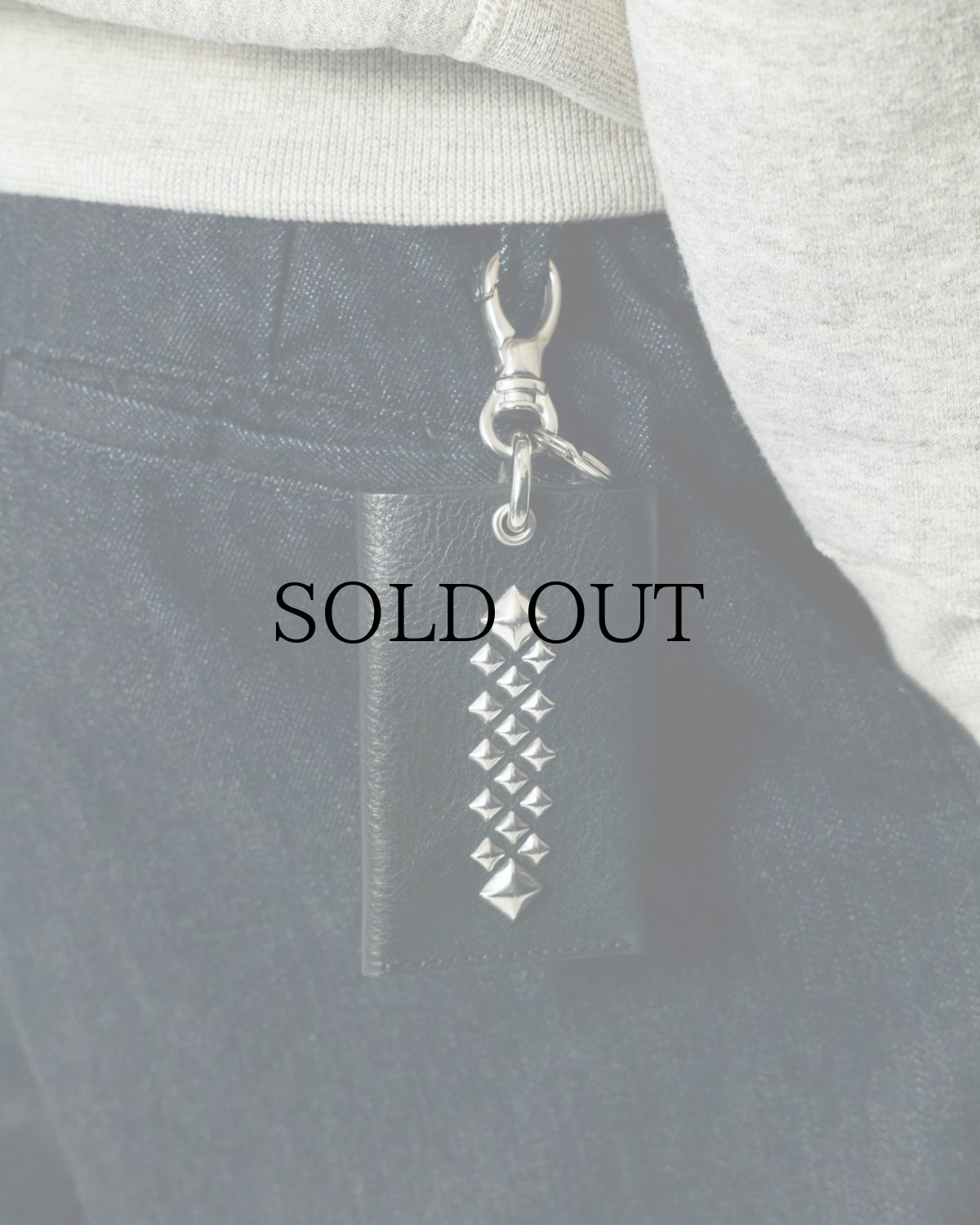 画像8: CALEE(キャリー) / STUDS LEATHER KEY CASE (8)