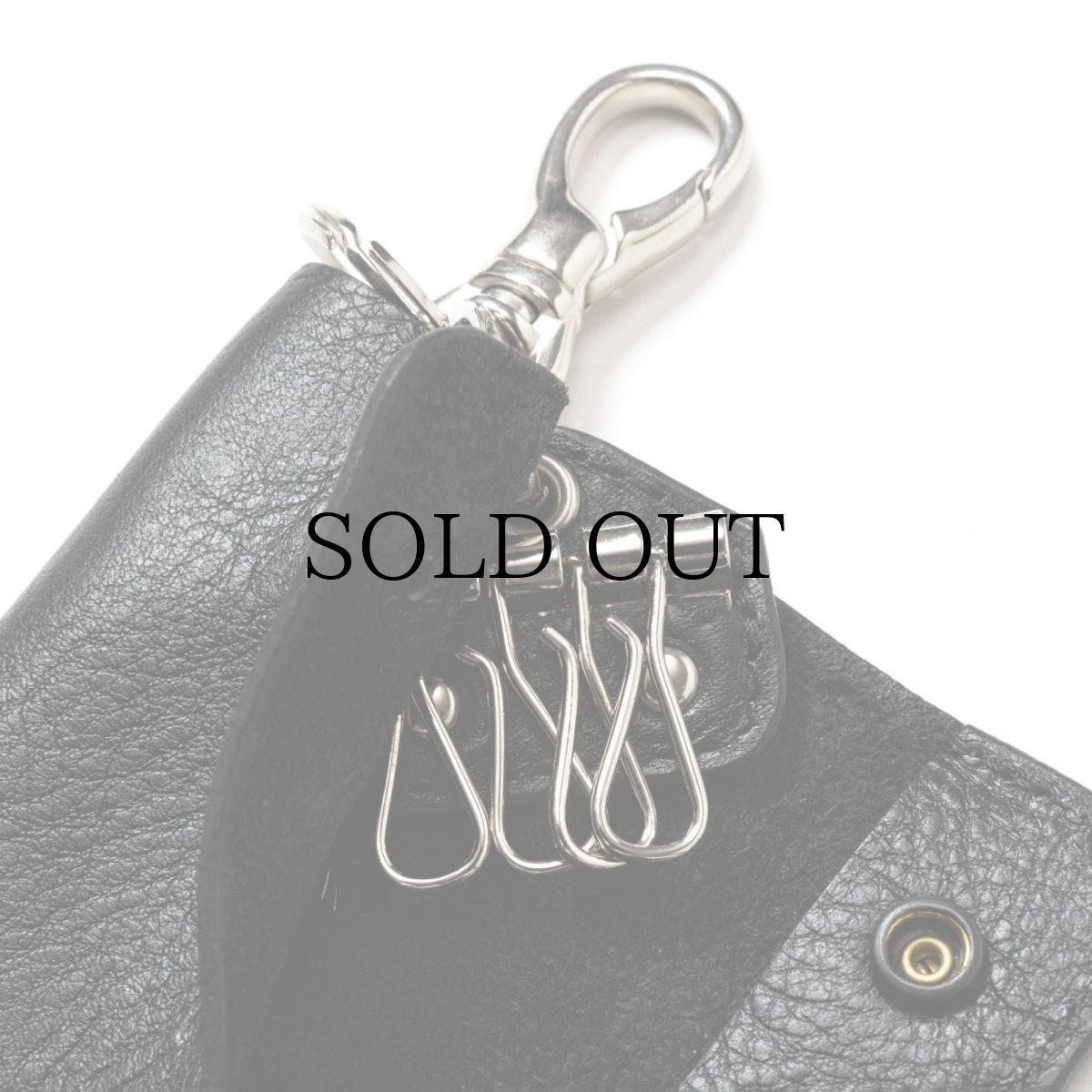 画像7: CALEE(キャリー) / STUDS LEATHER KEY CASE (7)