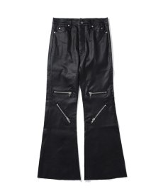 画像2: EL REIGN(エルレイン)  / BOOTCUT ZIP COATING PANTS (2)