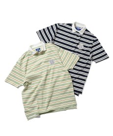 画像1: LFYT(ラファイエット) / ATHLEISURE STRIPED POLO SHIRT  (1)