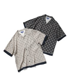 画像1: LFYT(ラファイエット) / ARABESQUE PATTERN OPEN COLLAR SHIRT (1)