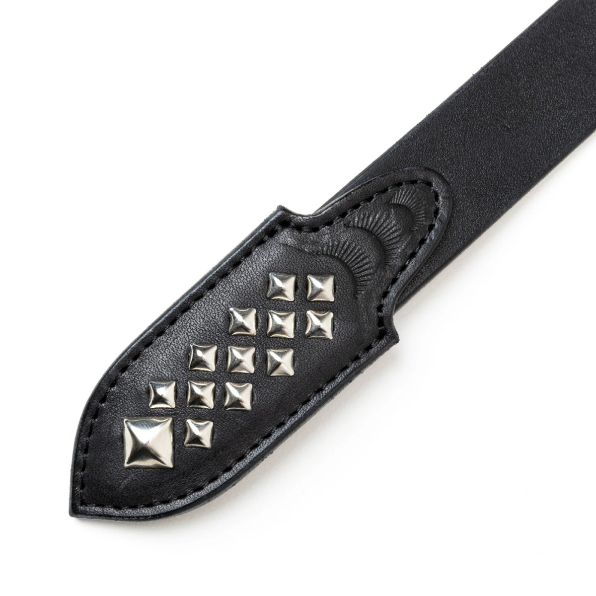 画像3: CALEE(キャリー) / STUDS LEATHER NARROW BELT ＜TYPE B＞ (3)