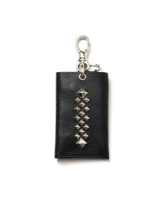 画像1: CALEE(キャリー) / STUDS LEATHER KEY CASE (1)
