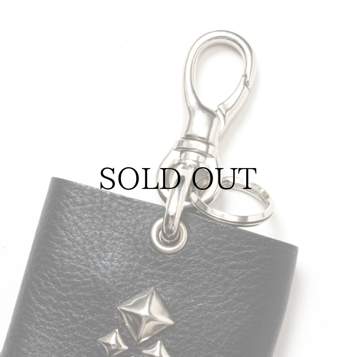 画像4: CALEE(キャリー) / STUDS LEATHER KEY CASE (4)