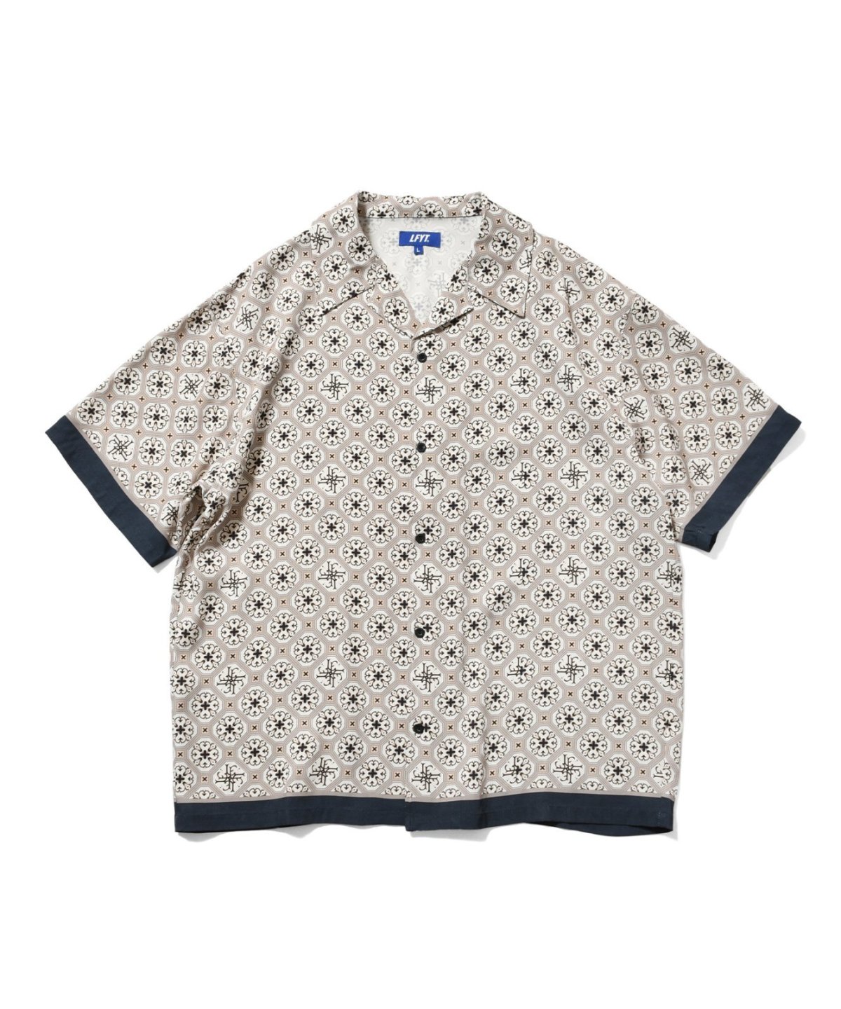 画像3: LFYT(ラファイエット) / ARABESQUE PATTERN OPEN COLLAR SHIRT (3)